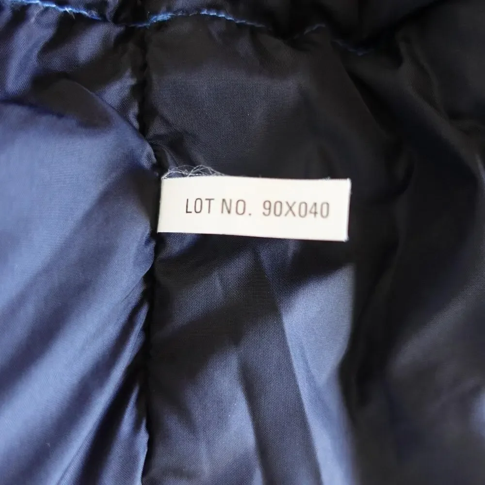 Vintage North Face Jacket Mens Medium Large Blue Down Puffer Detachable Hood 90s
